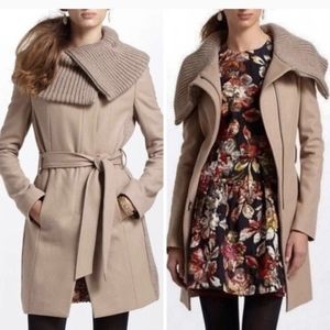 Elevenses Anthropologie | Judith Shall Knit Trench Jacket